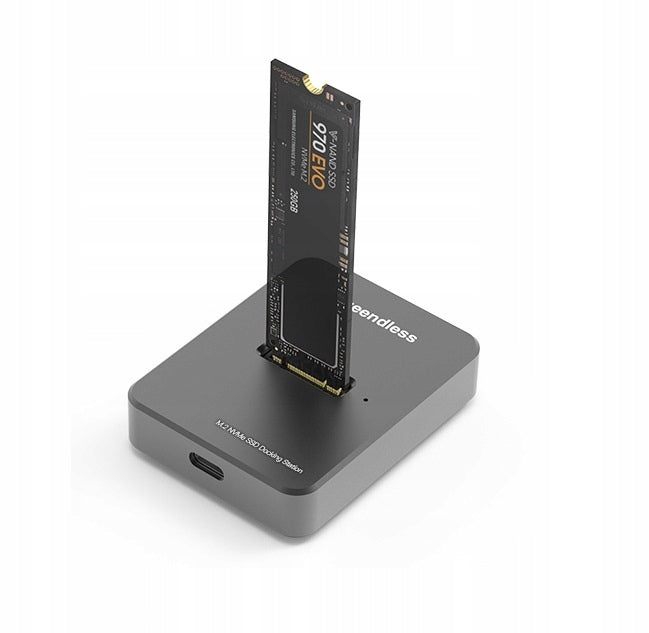 Stacja dokująca dysków SSD M.2 2w1 SATA/PCIe NGFF/NVMe USB typ C 3.1 10GB/s