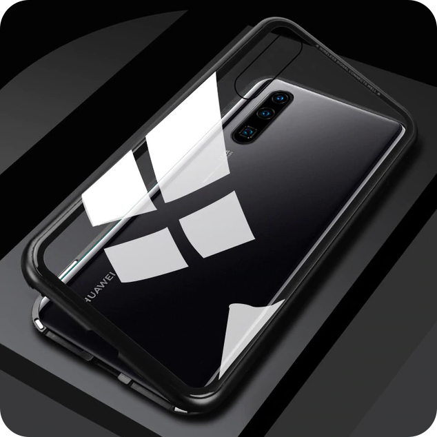 Etui Magneto Classic - Huawei P30 - Czarny