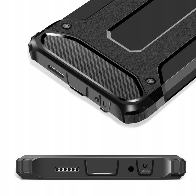 Etui Reinforced Protection Armor - Huawei P30 Lite - Czarny