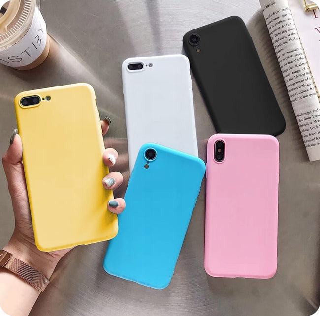 Etui Silikonowe Candy Kolor - Huawei P20 Lite - Różowy