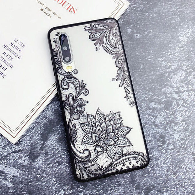 Etui Lace Case - Huawei P30 - Koronkowe