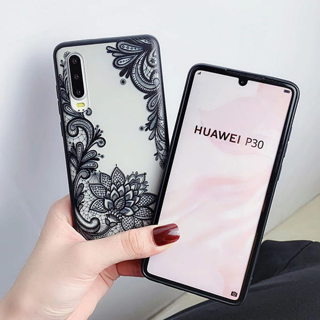 Etui Lace Case - Huawei P30 - Koronkowe