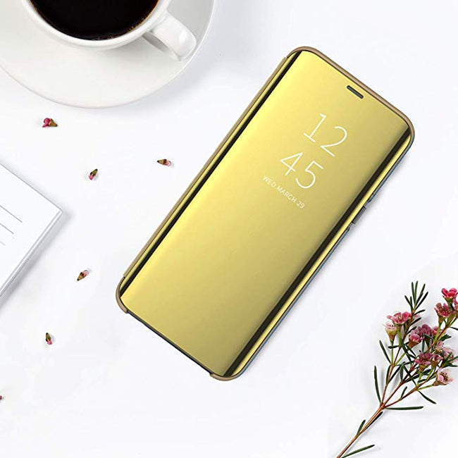 Etui Clear View - Huawei Mate 20 Pro - Złoty