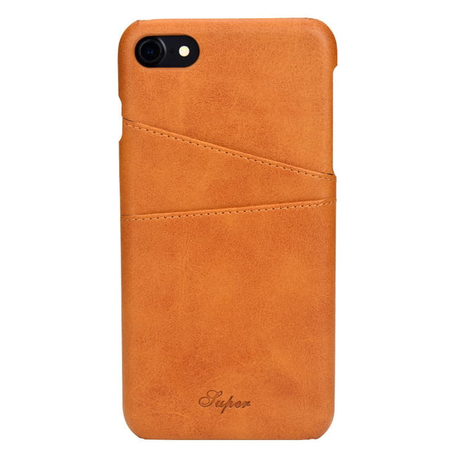 Skórzane Etui Juteni Leather Case - iPhone 7 / 8 - Jasny Brąz