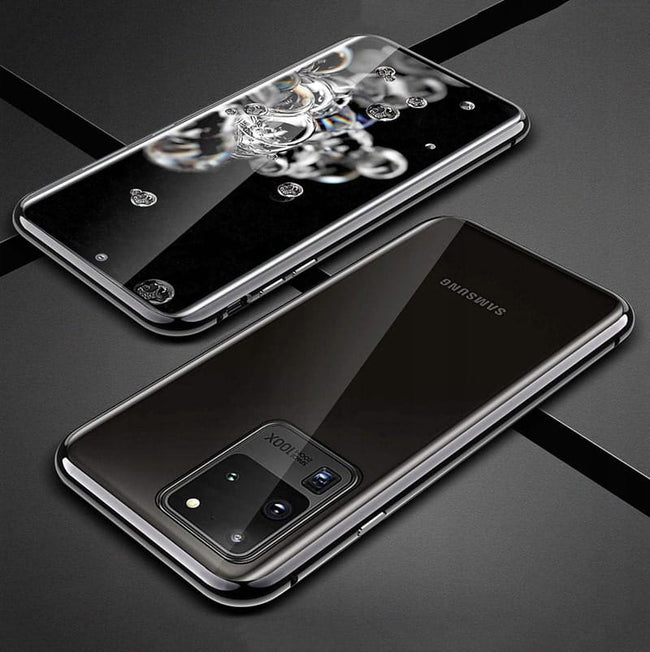 Etui Magnetyczne Dual Magneto - Samsung Galaxy S20 Ultra - Czarny
