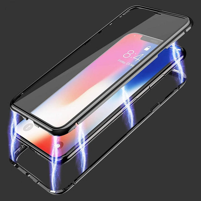 Etui Magnetyczne Dual Magneto - iPhone XS Max - Czarny