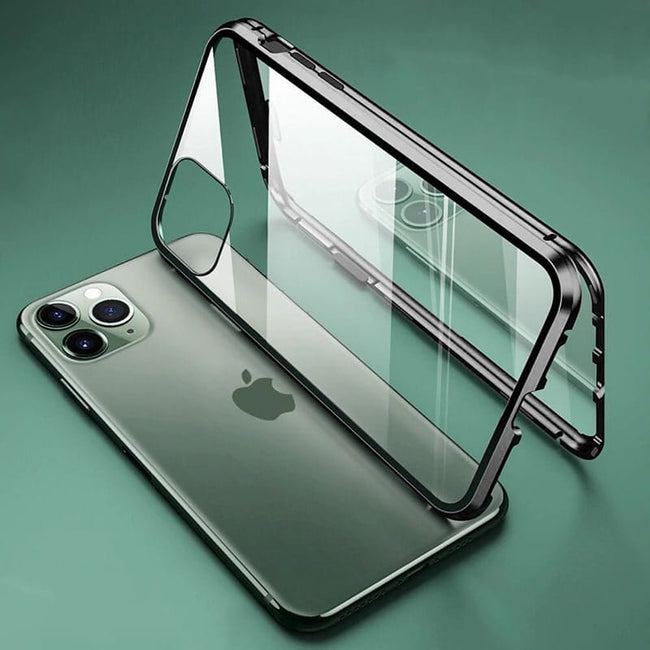 Etui Magnetyczne Dual Magneto - iPhone 12 Pro - Czarny