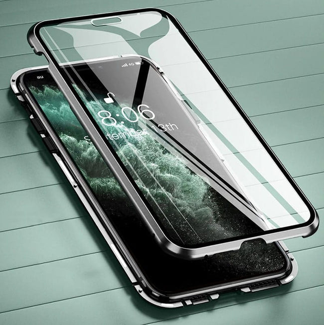 Etui Magnetyczne Dual Magneto - iPhone 12 Pro - Czarny