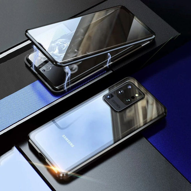 Etui Magnetyczne Dual Magneto - Samsung Galaxy S20 Ultra - Czarny
