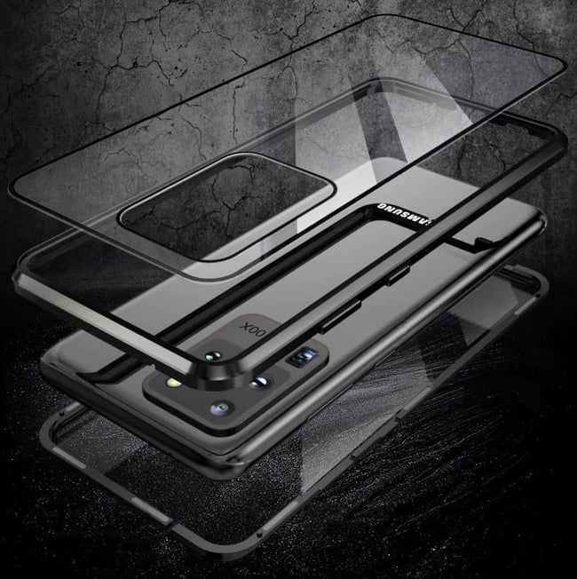 Etui Magnetyczne Dual Magneto - Samsung Galaxy S20 Ultra - Czarny