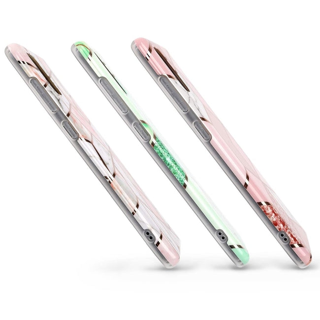 Etui Marble Gold Case - iPhone XS Max - Zielony