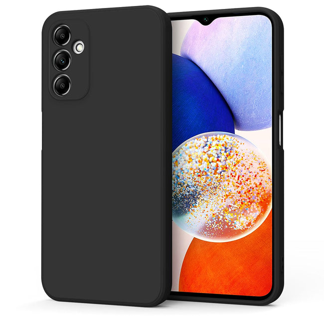 Etui Liquid Silicon Do Samsung Galaxy A14 - Kolor Czarny