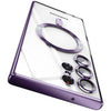 Etui Silikonowe Magsafe Camera Protect do Samsung Galaxy S23 Ultra- Fioletowe