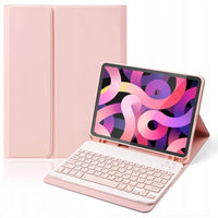 Etui z Klawiaturą Bluetooth do Apple iPad Pro 2 (2020-2021) 12.9" - Różowy