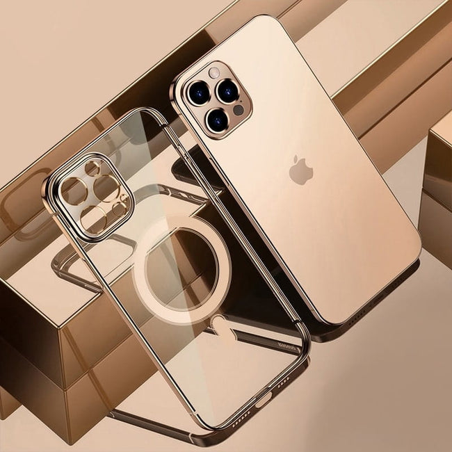 Etui Silikonowe do MagSafe - iPhone 13 Pro - Złoty