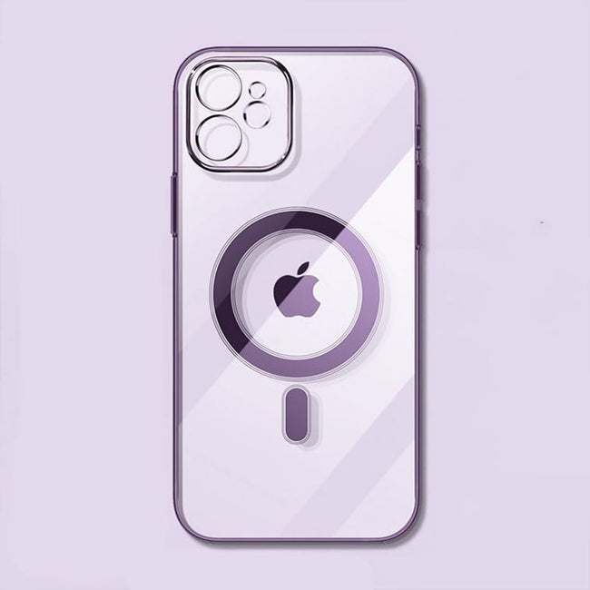 Etui Silikonowe do MagSafe - iPhone 12 Pro - Fioletowy