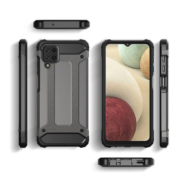 Etui Reinforced Protection Armor - Samsung Galaxy A12 / M12 - Czarny