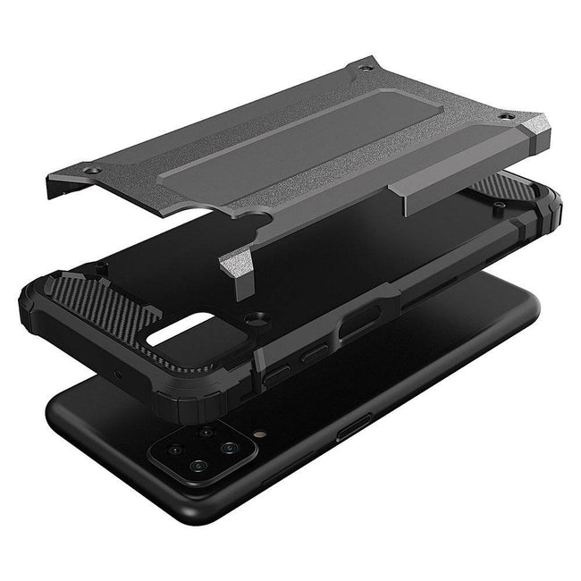 Etui Reinforced Protection Armor - Samsung Galaxy A12 / M12 - Czarny