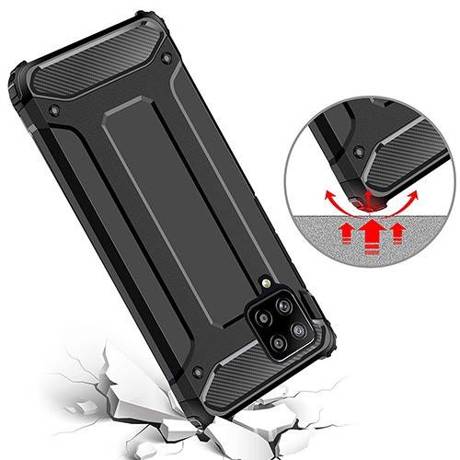 Etui Reinforced Protection Armor - Samsung Galaxy A12 / M12 - Czarny