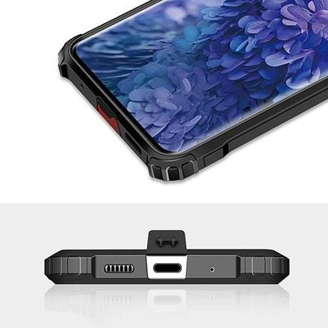 Etui Reinforced Protection Armor - Samsung Galaxy A12 / M12 - Czarny