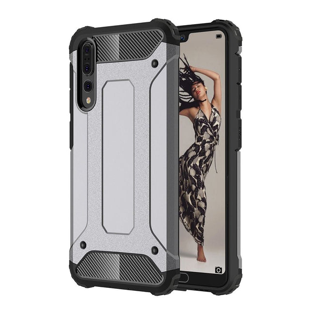 Etui Reinforced Protection Armor - Samsung Galaxy A32 5G - Srebrny