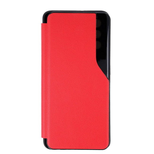 Etui z Klapką Smart View - Samsung Galaxy A72 4G / A72 5G - Czerwony