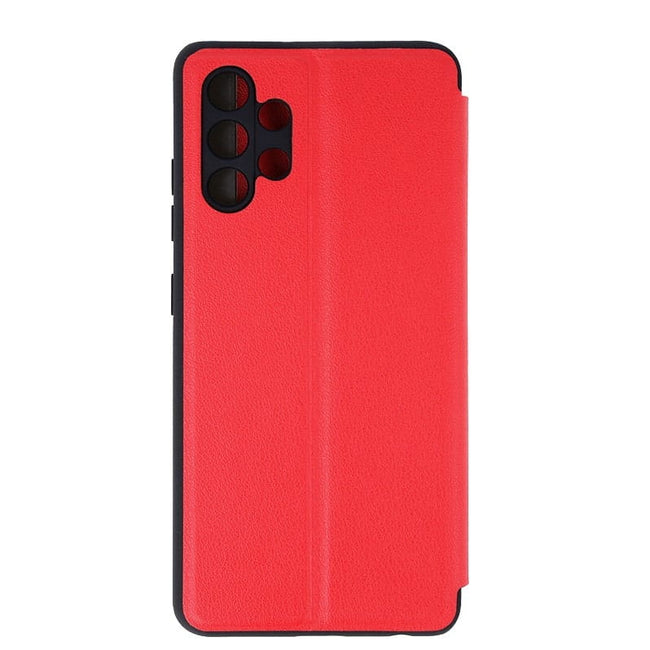Etui z Klapką Smart View - Samsung Galaxy A72 4G / A72 5G - Czerwony