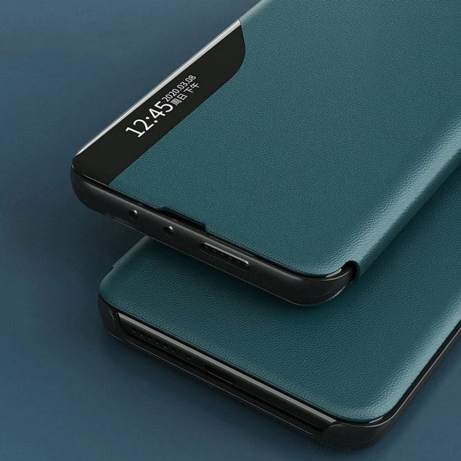 Etui z Klapką Smart View - Samsung Galaxy A72 4G / A72 5G - Czerwony