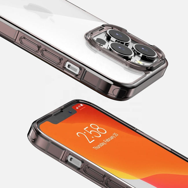 Wzmacniane Etui Hard Case - iPhone 13 - Szary