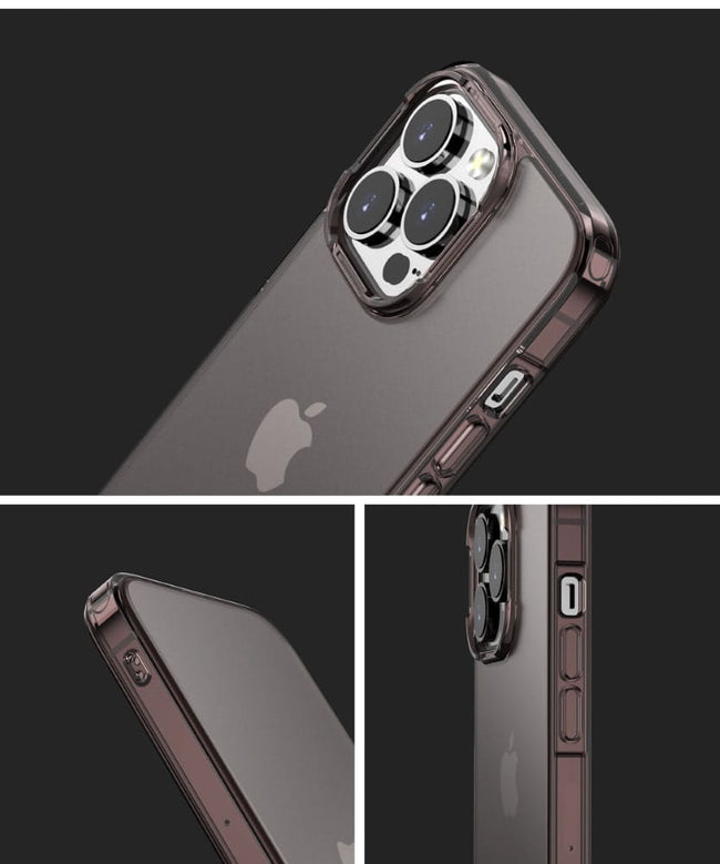 Wzmacniane Etui Hard Case - iPhone 13 - Szary