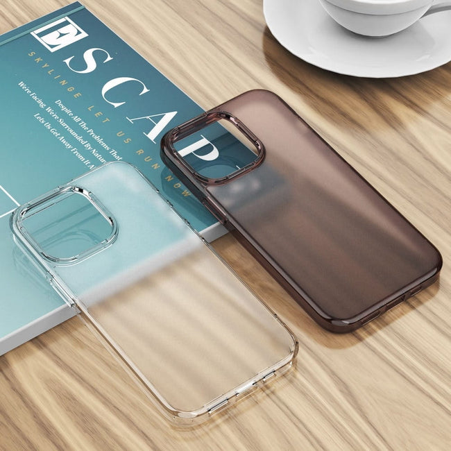 Wzmacniane Etui Hard Case - iPhone 13 - Szary