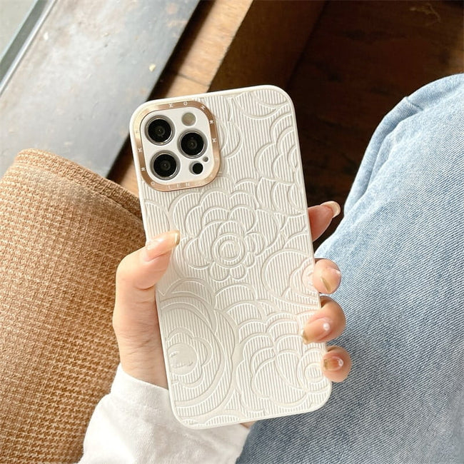 Etui Ornamentowe - iPhone X / XS - Kwiaty
