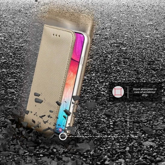 Etui Flip Cover - Magnetyczne Etui Książkowe - Samsung Galaxy S20 FE - Złoty