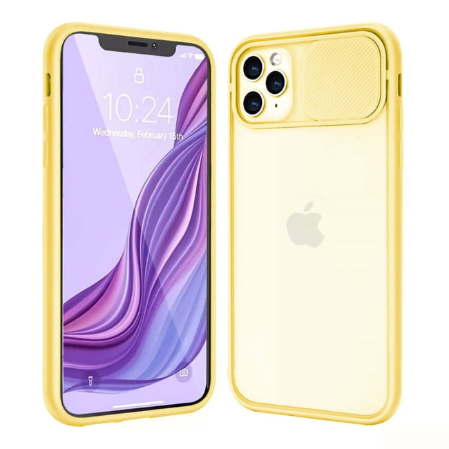 Etui Camera Cover Case - iPhone 11 Pro Max - Żółty