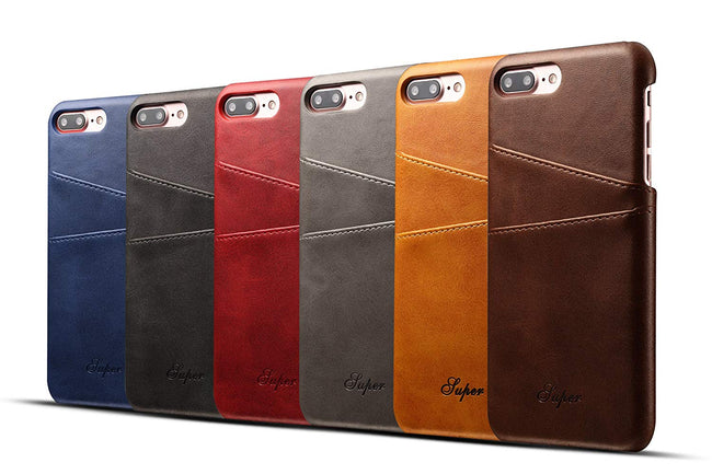 Skórzane Etui Juteni Leather Case - iPhone 7 / 8 - Czarny