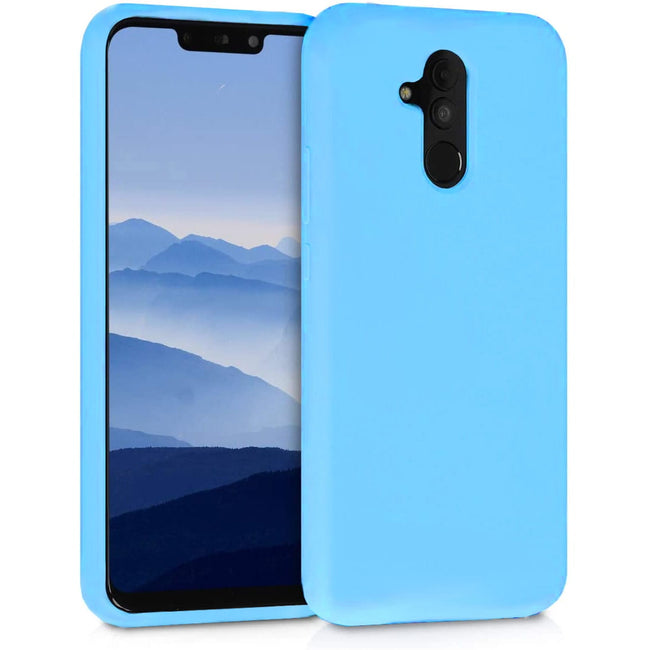 Etui Silikonowe Candy Kolor - Huawei Mate 20 Lite - Jasno-Niebieski