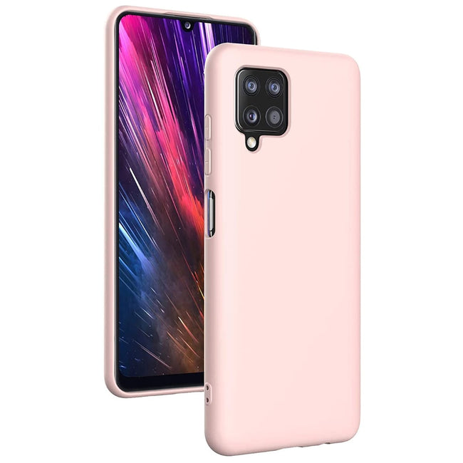 Etui Silikonowe - Liquid Silicone - Samsung Galaxy A12 / M12 - Różowy