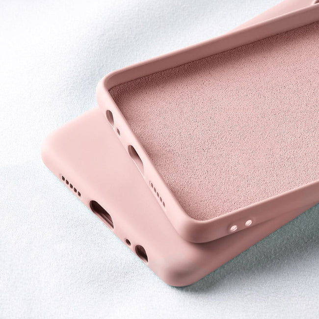 Etui Silikonowe - Liquid Silicone - Samsung Galaxy A12 / M12 - Różowy