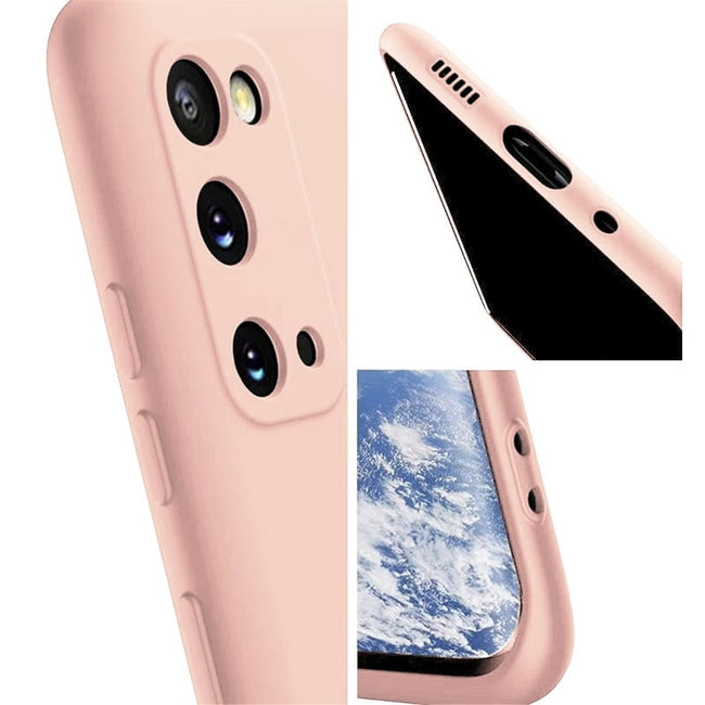 Etui Silikonowe - Liquid Silicone - Samsung Galaxy S20 FE - Różowy
