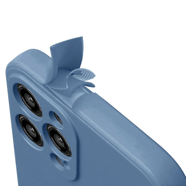 Etui Silikonowe - Liquid Silicone - Samsung Galaxy A22 4G - Granatowy