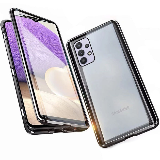 Etui Magnetyczne Dual Magneto - Samsung Galaxy A32 4G - Czarny