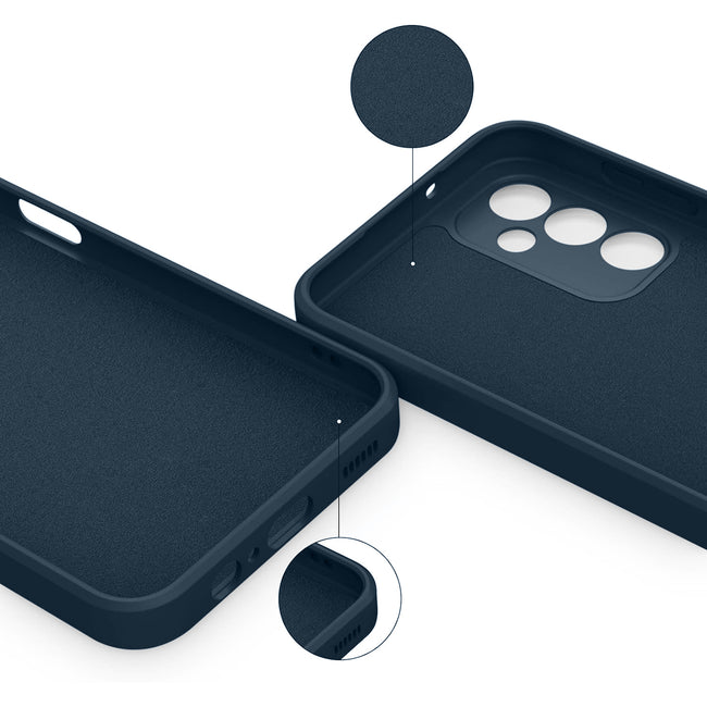 Etui Liquid Silicon Do Samsung Galaxy A14 - Kolor Niebieski