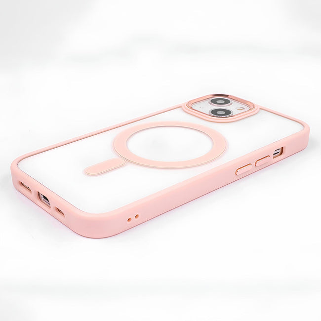 Etui Clear Case Magsafe Do Apple iPhone 15 Pro Różowy