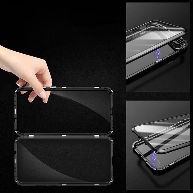 Etui Magnetyczne Dual Magneto - Samsung Galaxy S22 - Czarny