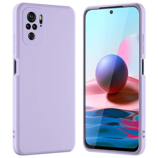 Etui Silikonowe - Liquid Silicone - Xiaomi Redmi Note 10 / 10S - Lawendowy