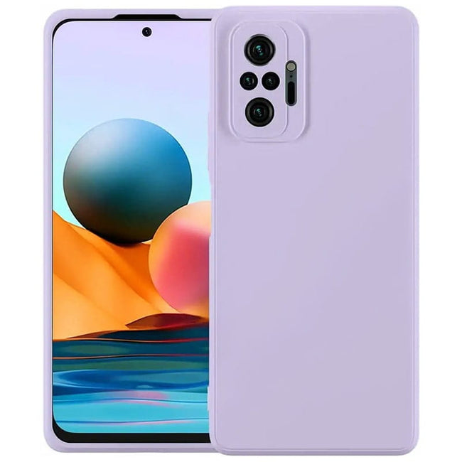 Etui Silikonowe - Liquid Silicone - Xiaomi Redmi Note 10 / 10S - Lawendowy