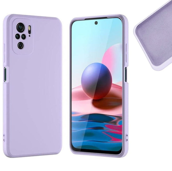 Etui Silikonowe - Liquid Silicone - Xiaomi Redmi Note 10 / 10S - Lawendowy