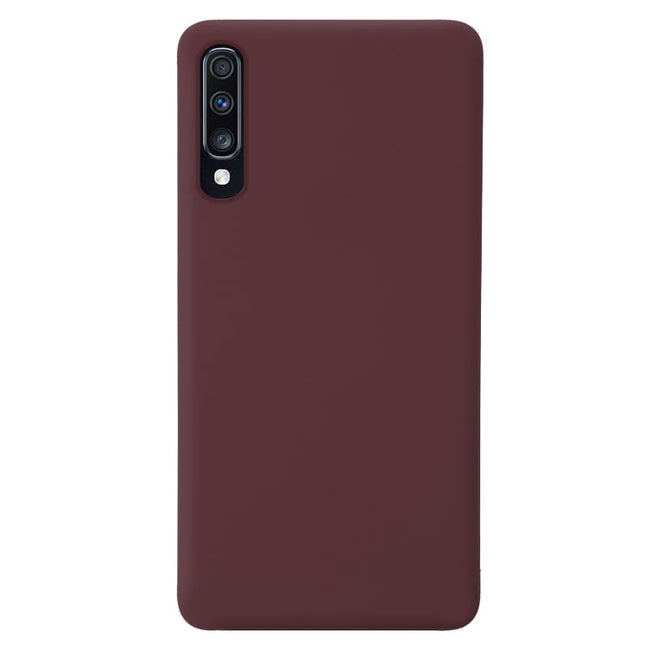 Etui Silikonowe Candy Kolor - Samsung Galaxy A50 / A50s - Burgundowy