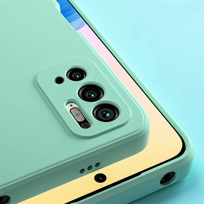 Etui Silikonowe - Liquid Silicone - Xiaomi Redmi Note 10 5G - Miętowy