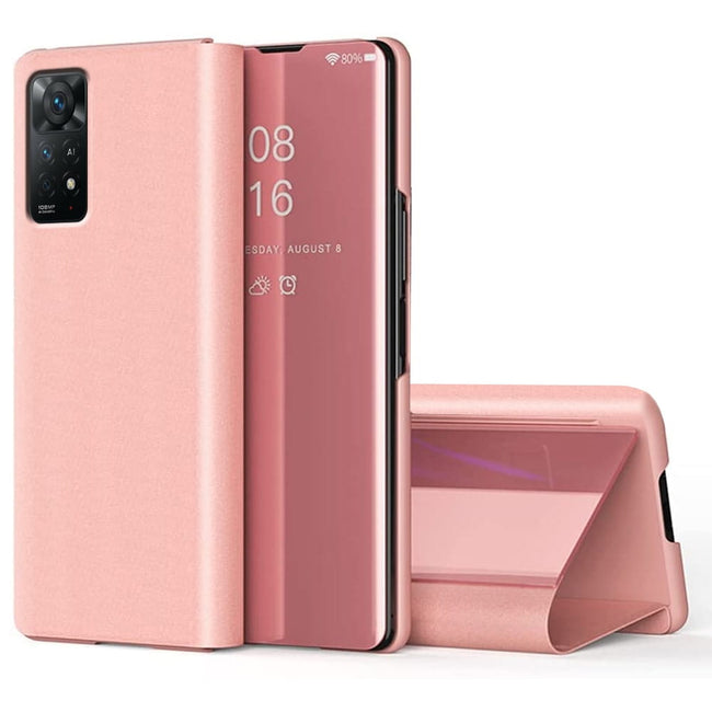 Etui Clear View - Xiaomi Redmi Note 11 Pro 5G - Różowy